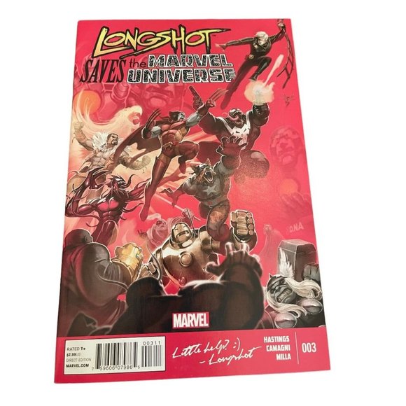 Longshot Saves The Marvel Universe #3 2014 Hastings Camagni Milla Comic - Picture 9 of 9